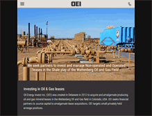 Tablet Screenshot of oileninvest.com